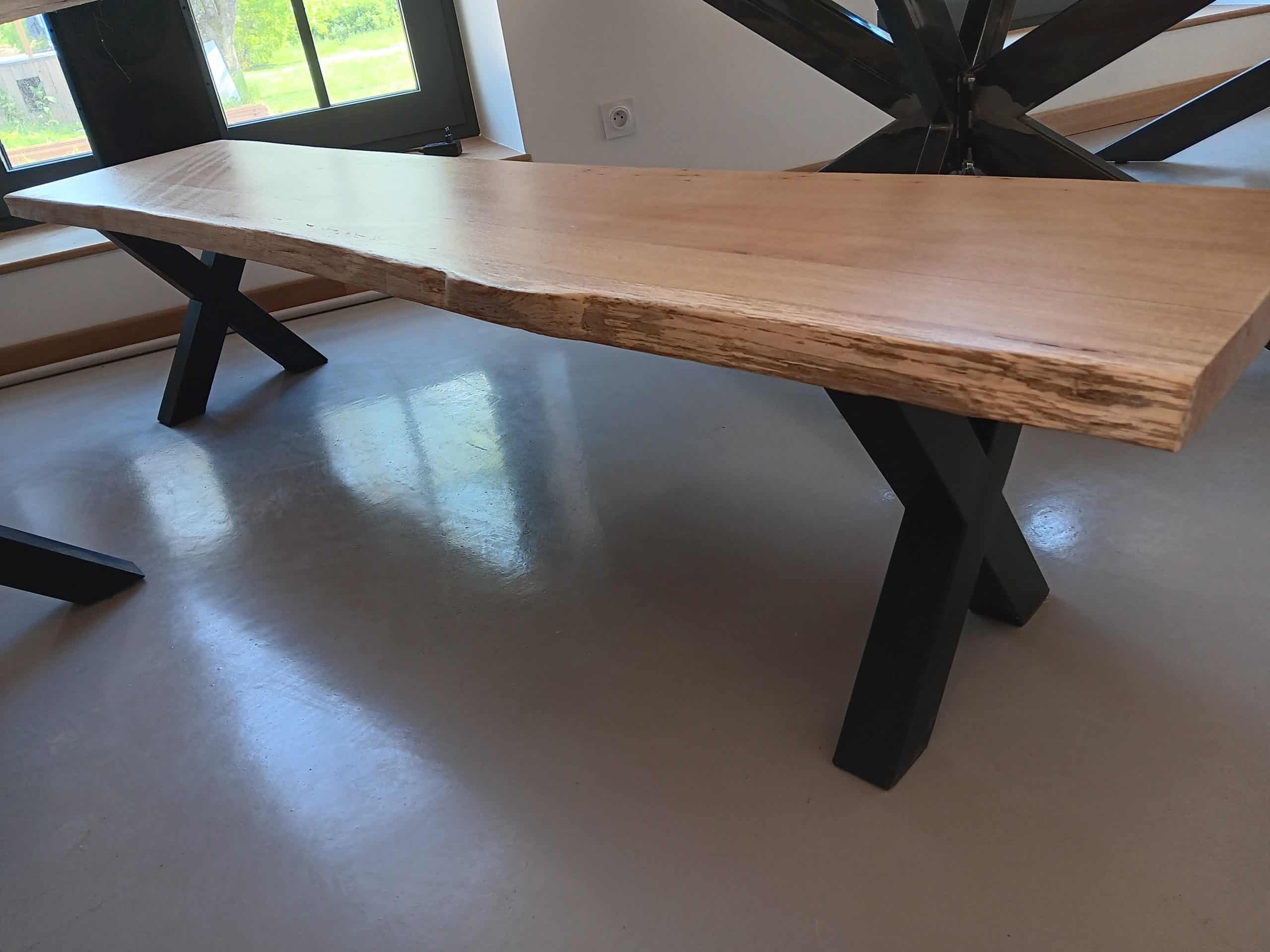 Banc chêne edge