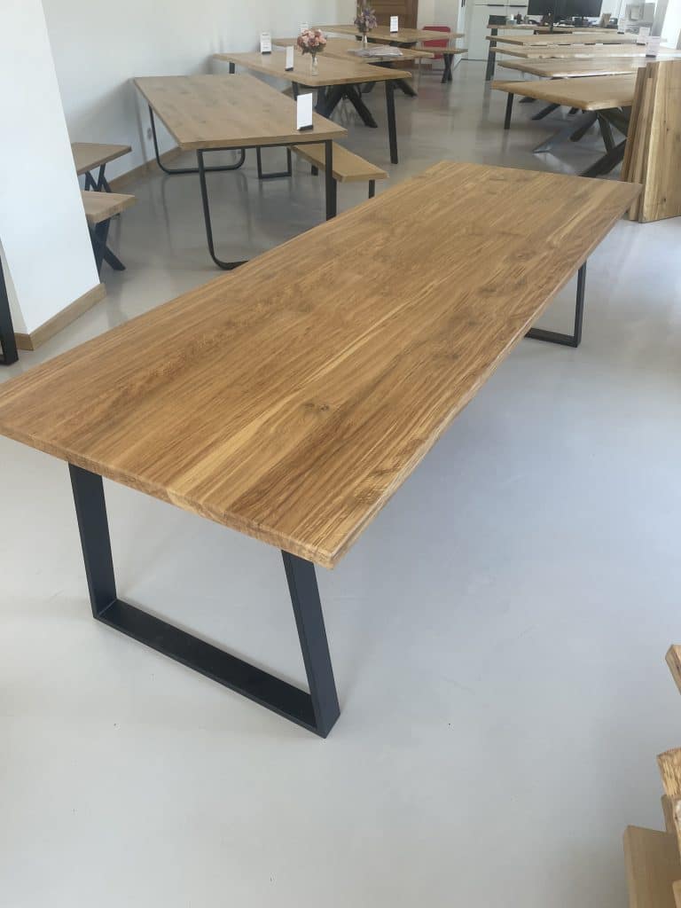 table chêne rouge